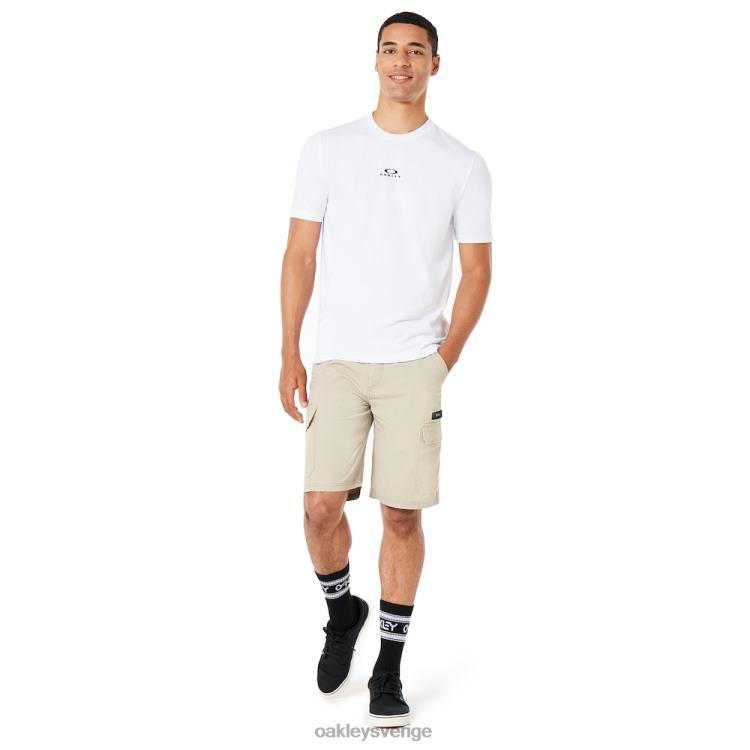 Oakley bark ny kort ärm T8RX02110 vit