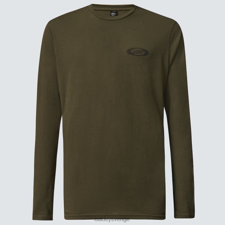 Oakley bf ellips ls t-shirt T8RX02582 ny mörk borste
