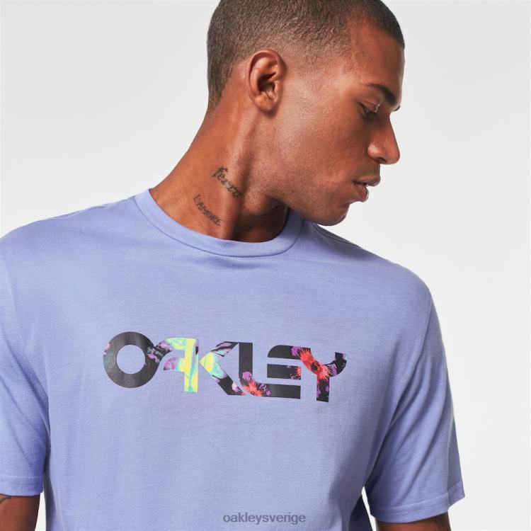 Oakley blommig splash b1b t-shirt T8RX02114 ny lila