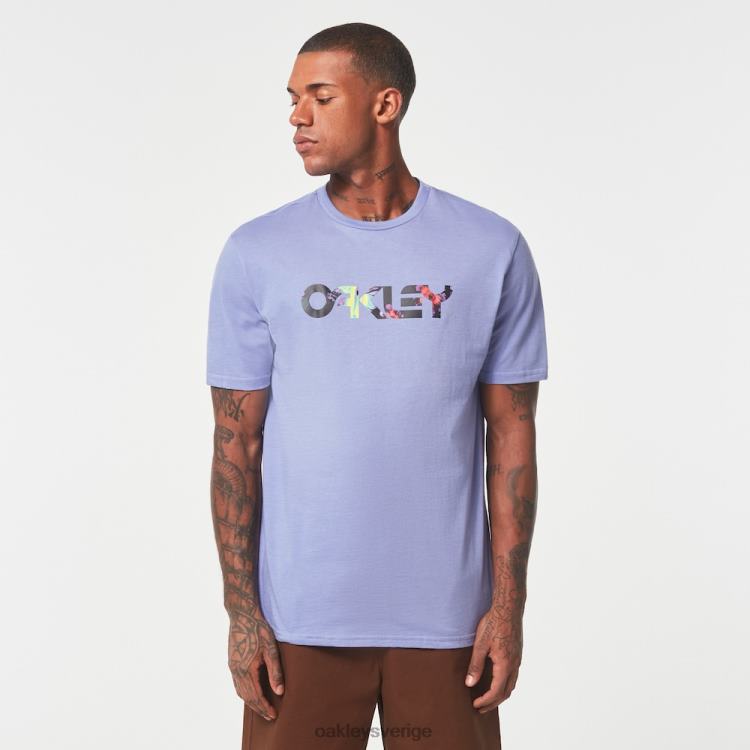 Oakley blommig splash b1b t-shirt T8RX02114 ny lila