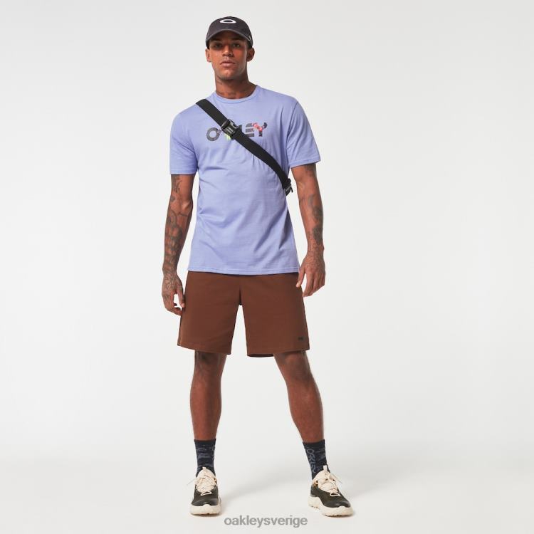 Oakley blommig splash b1b t-shirt T8RX02114 ny lila