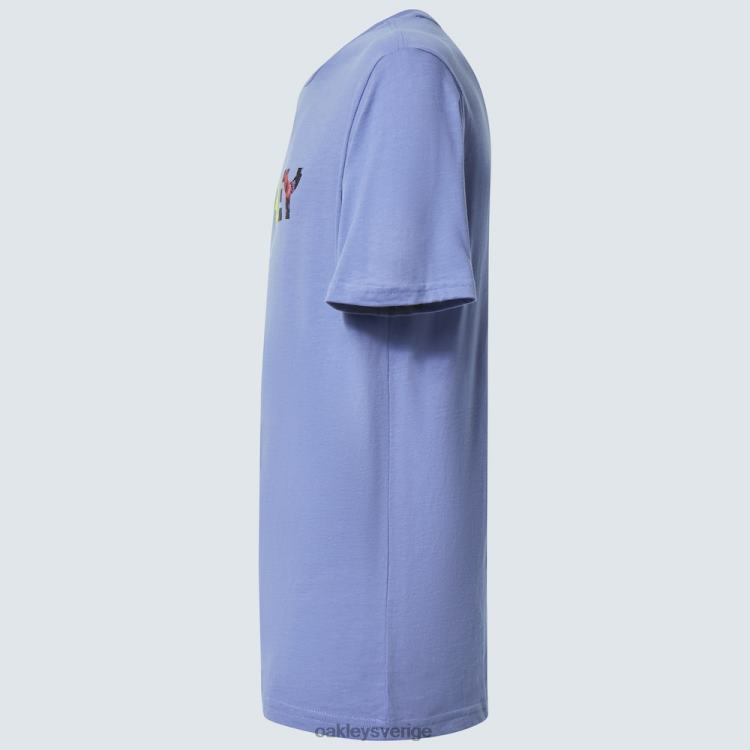 Oakley blommig splash b1b t-shirt T8RX02114 ny lila