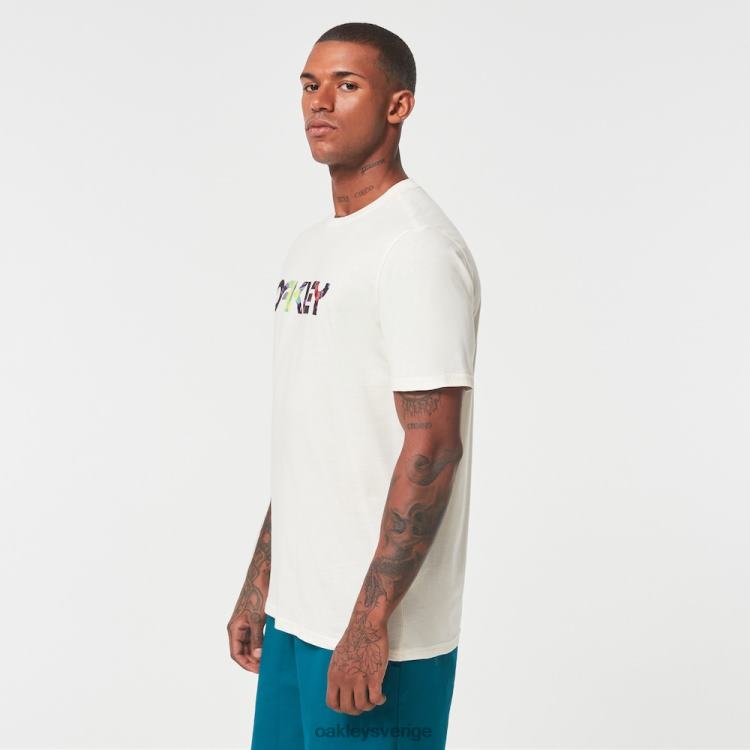 Oakley blommig splash b1b t-shirt T8RX02115 arktisk vit