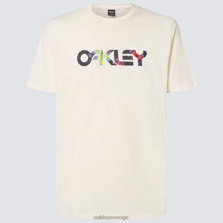 Oakley blommig splash b1b t-shirt T8RX02115 arktisk vit