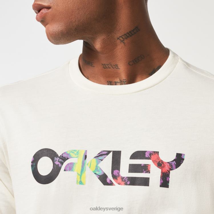 Oakley blommig splash b1b t-shirt T8RX02115 arktisk vit