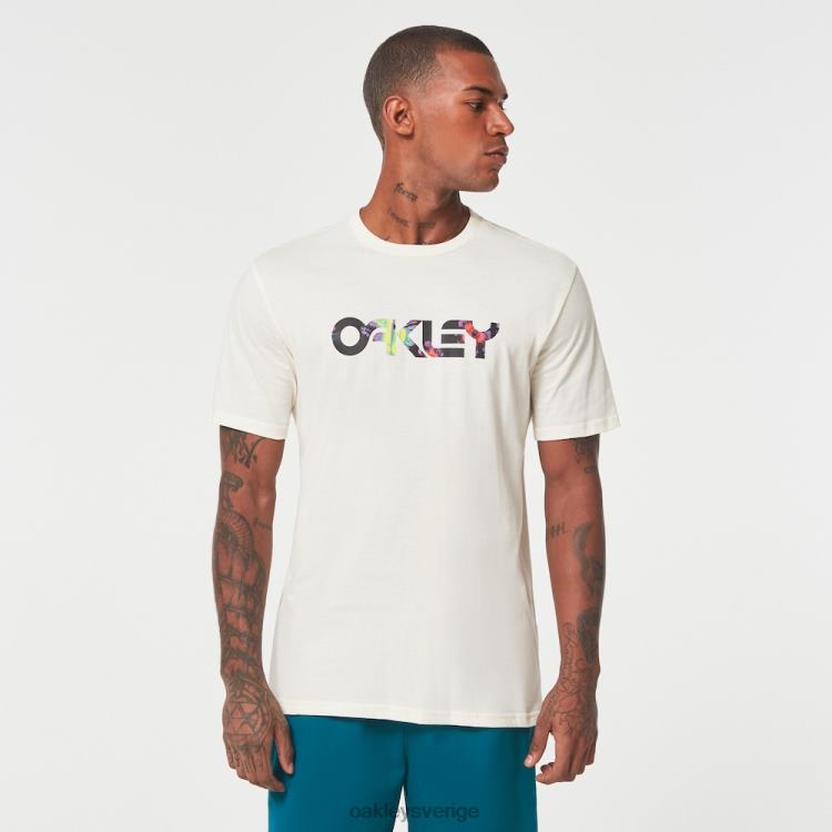 Oakley blommig splash b1b t-shirt T8RX02115 arktisk vit