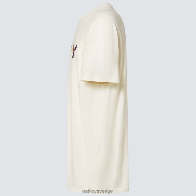 Oakley blommig splash b1b t-shirt T8RX02115 arktisk vit