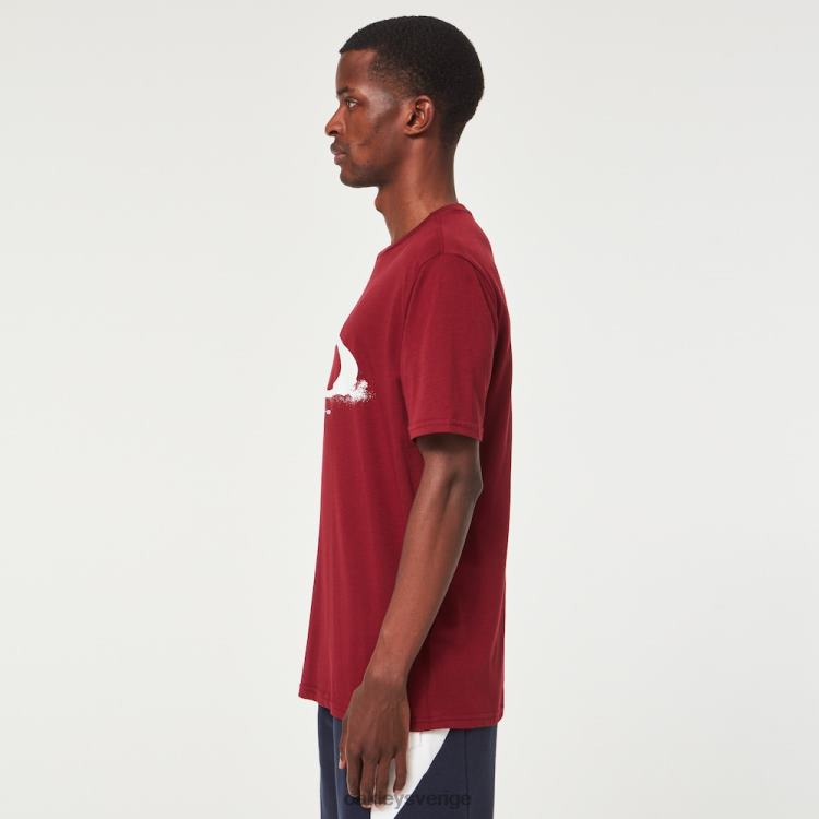 Oakley ellipsnebulosa t-shirt T8RX02352 järnröd