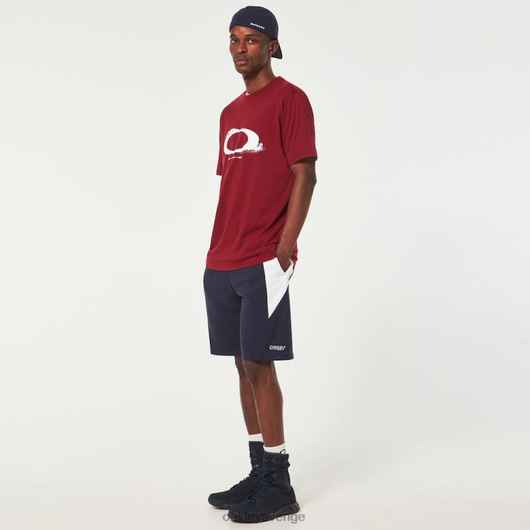 Oakley ellipsnebulosa t-shirt T8RX02352 järnröd
