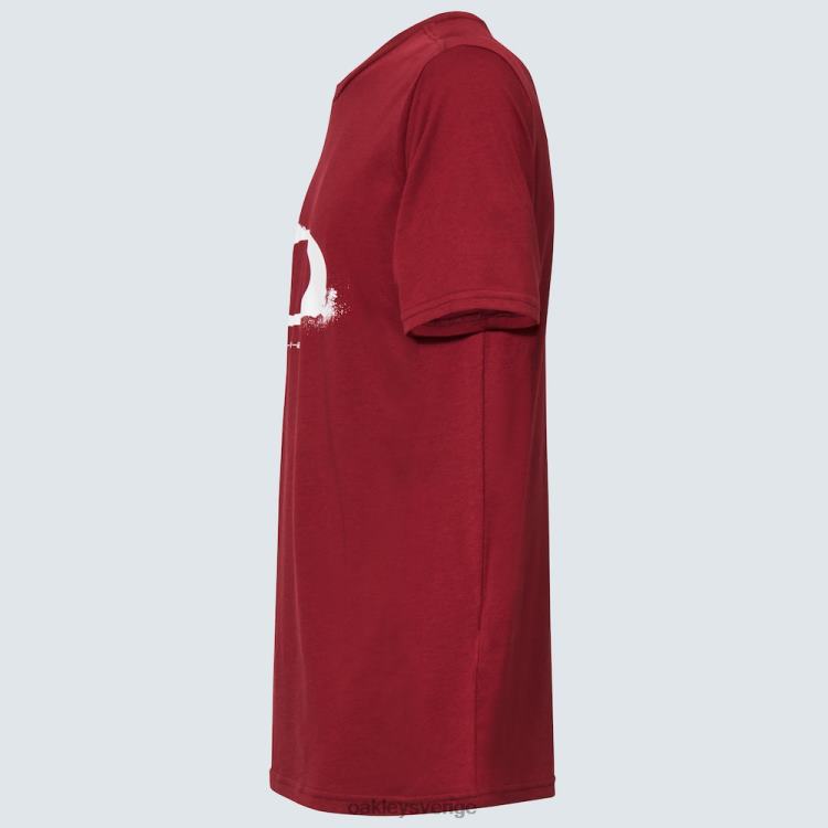 Oakley ellipsnebulosa t-shirt T8RX02352 järnröd