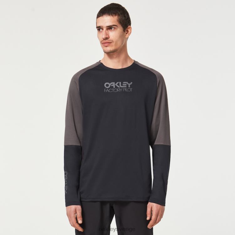 Oakley fabrikspilot mtb ls jersey ii T8RX02620 svart/smidt järn
