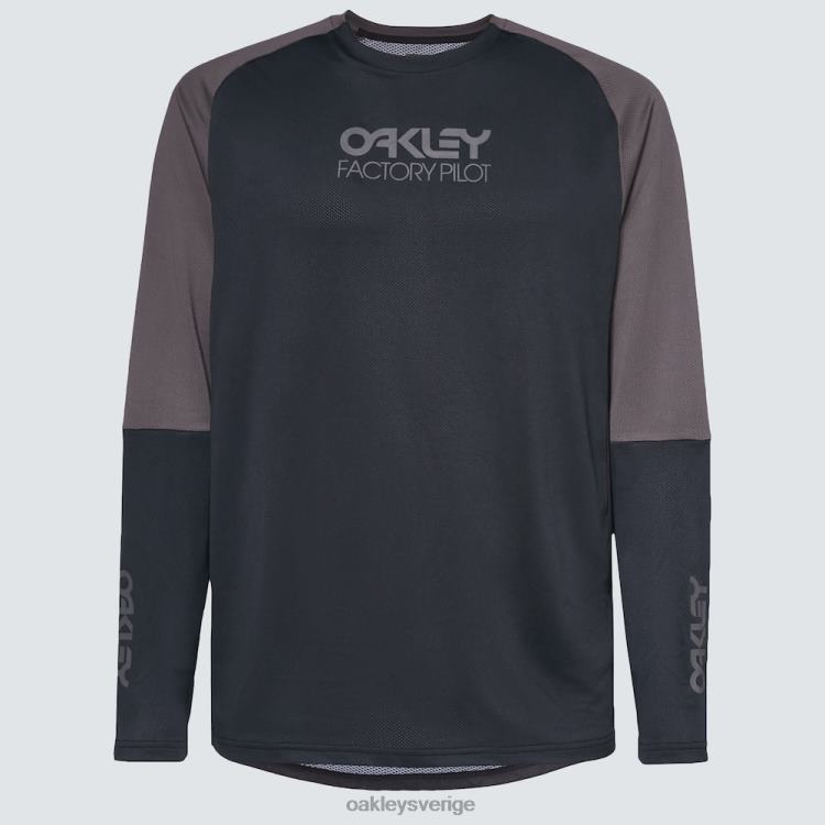 Oakley fabrikspilot mtb ls jersey ii T8RX02620 svart/smidt järn