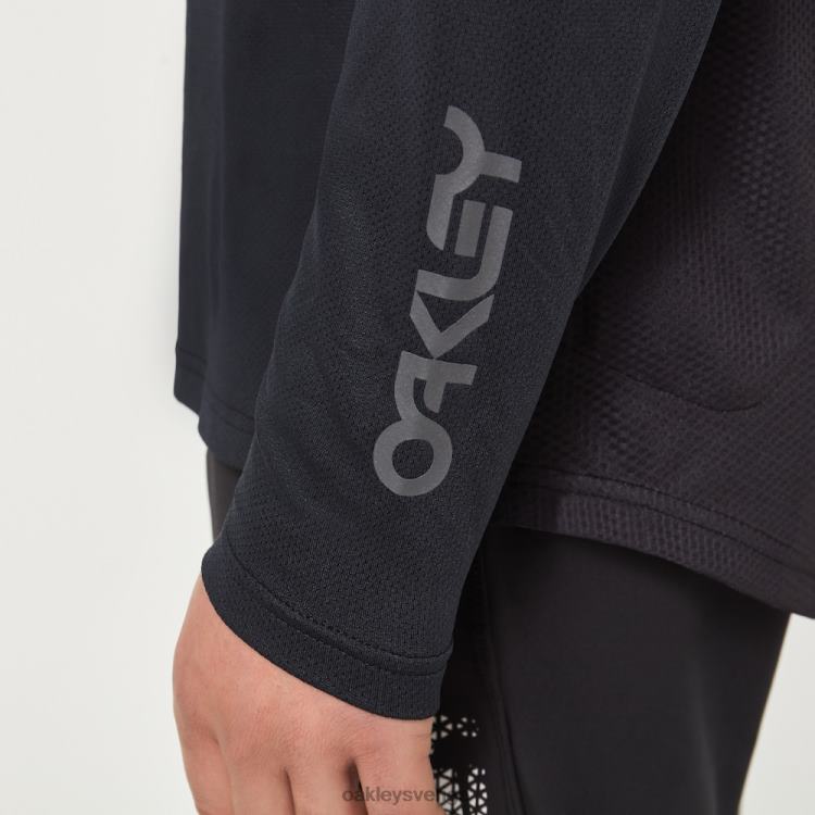 Oakley fabrikspilot mtb ls jersey ii T8RX02620 svart/smidt järn