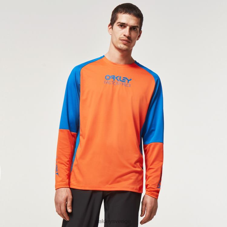 Oakley fabrikspilot mtb ls tröja T8RX02531 scarlet ibis