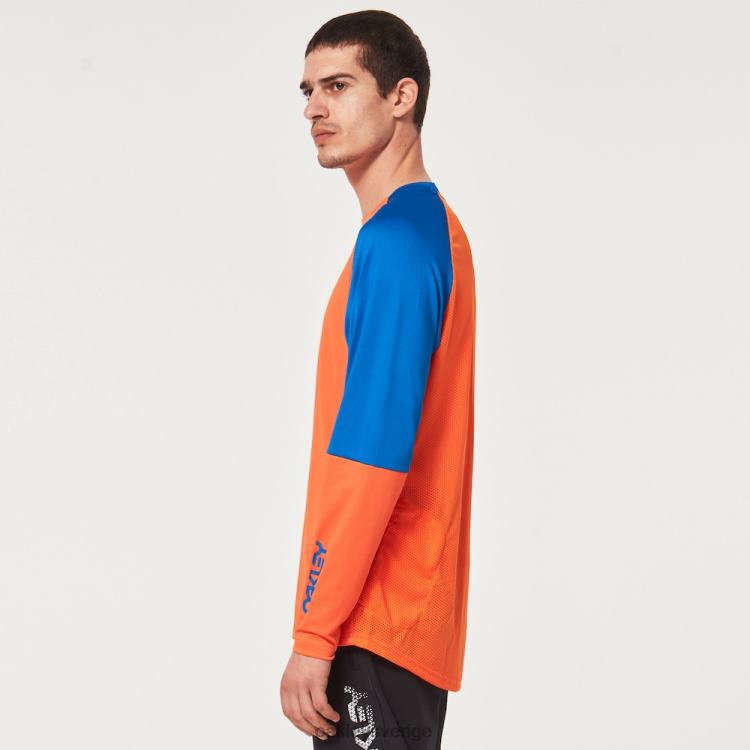 Oakley fabrikspilot mtb ls tröja T8RX02531 scarlet ibis