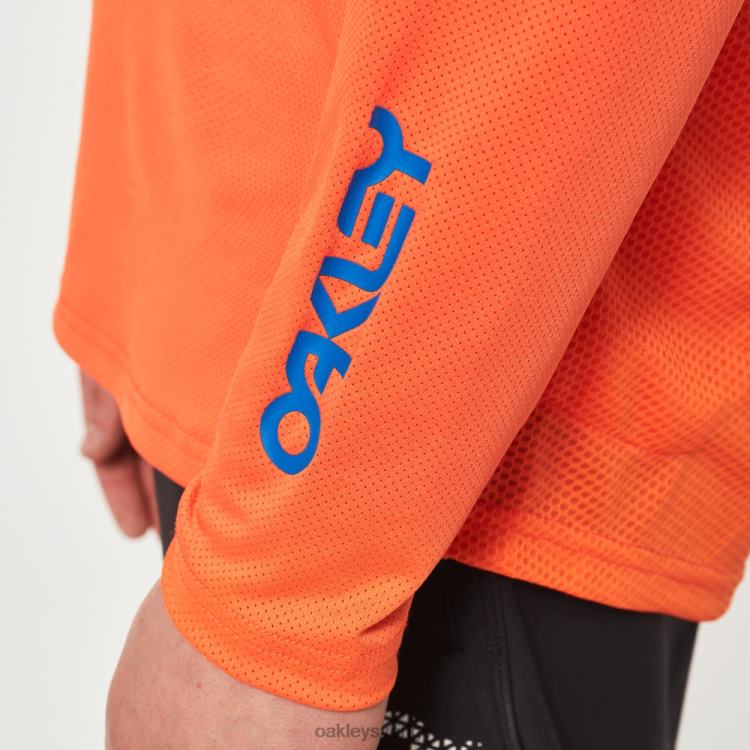 Oakley fabrikspilot mtb ls tröja T8RX02531 scarlet ibis