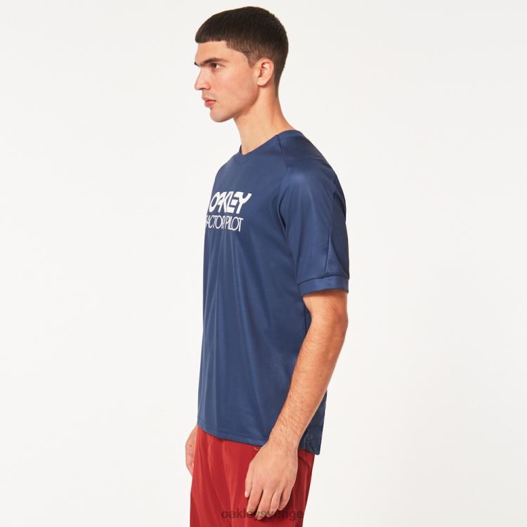 Oakley fabrikspilot mtb ss tröja T8RX02532 poseidon