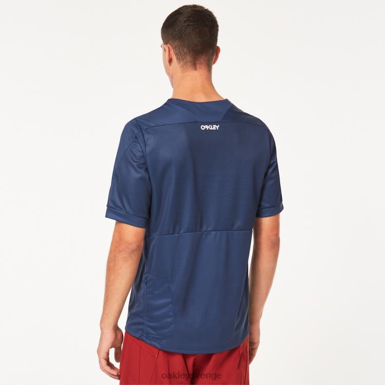 Oakley fabrikspilot mtb ss tröja T8RX02532 poseidon