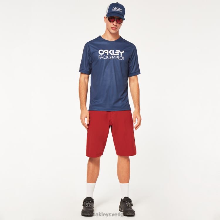 Oakley fabrikspilot mtb ss tröja T8RX02532 poseidon