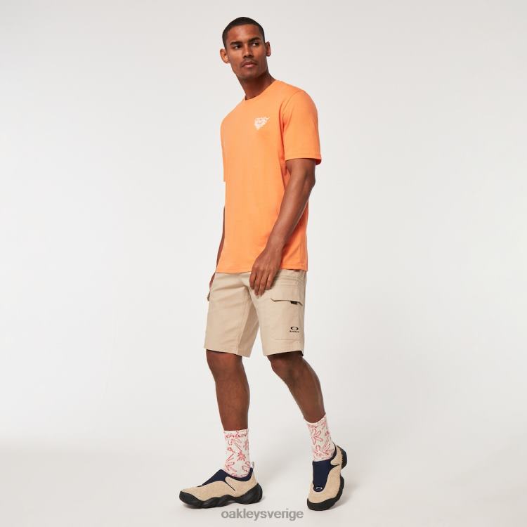 Oakley hårdladdning t-shirt T8RX02193 mjuk orange