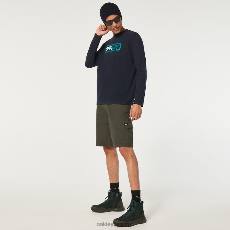 Oakley låst i b1b ls tee T8RX02371 famn