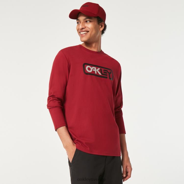 Oakley låst i b1b ls tee T8RX02372 järnröd