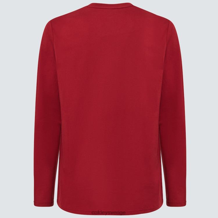 Oakley låst i b1b ls tee T8RX02372 järnröd