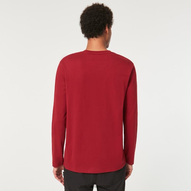 Oakley låst i b1b ls tee T8RX02372 järnröd