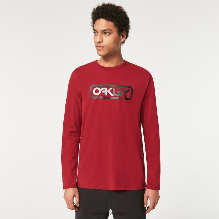 Oakley låst i b1b ls tee T8RX02372 järnröd