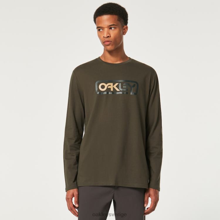 Oakley låst i b1b ls tee T8RX02373 ny mörk borste