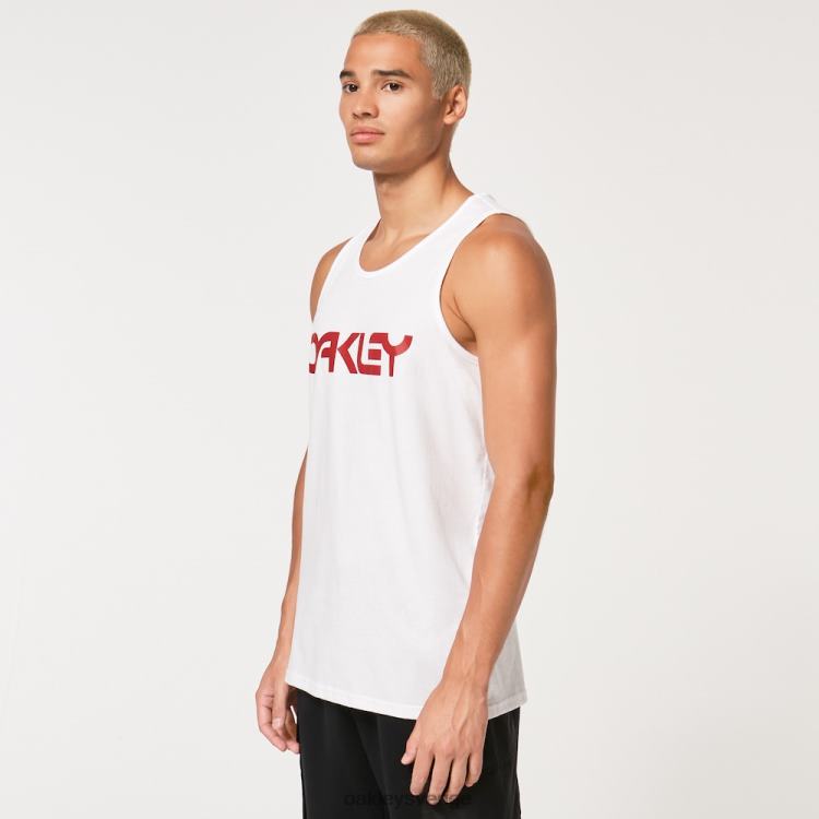 Oakley märke 3 tank T8RX02167 vit