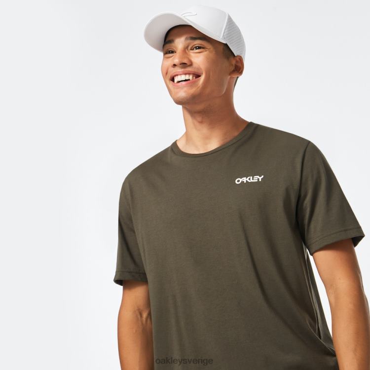 Oakley marmor b1b t-shirt T8RX02525 ny mörk borste