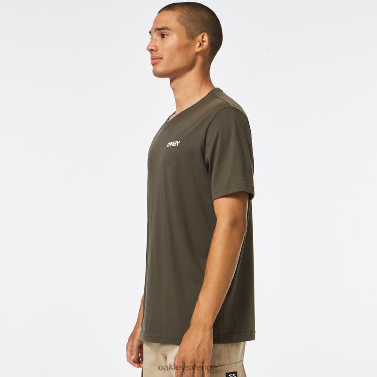 Oakley marmor b1b t-shirt T8RX02525 ny mörk borste