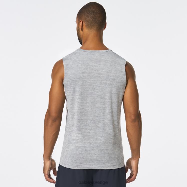 Oakley o passform rc ärmlös t-shirt T8RX02126 ny granitljung