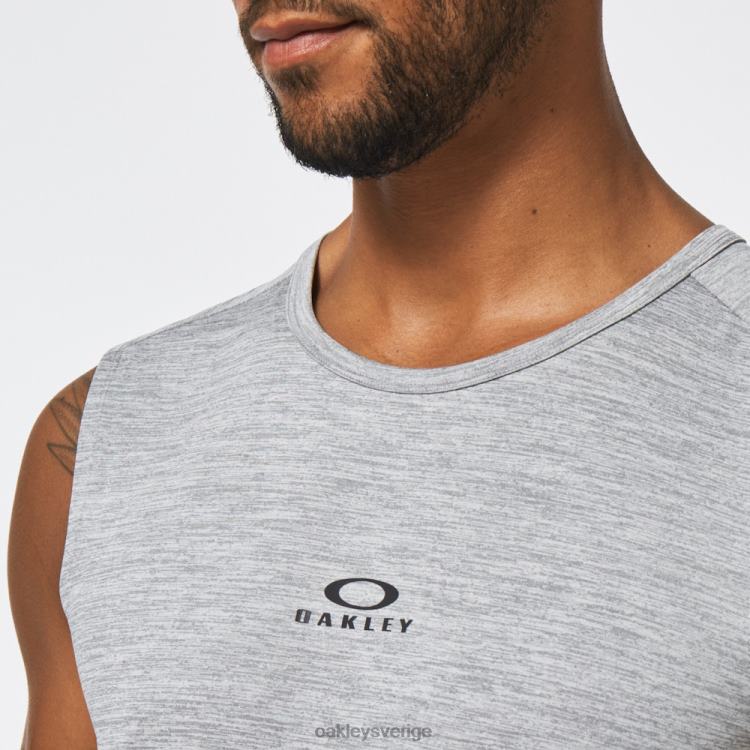 Oakley o passform rc ärmlös t-shirt T8RX02126 ny granitljung