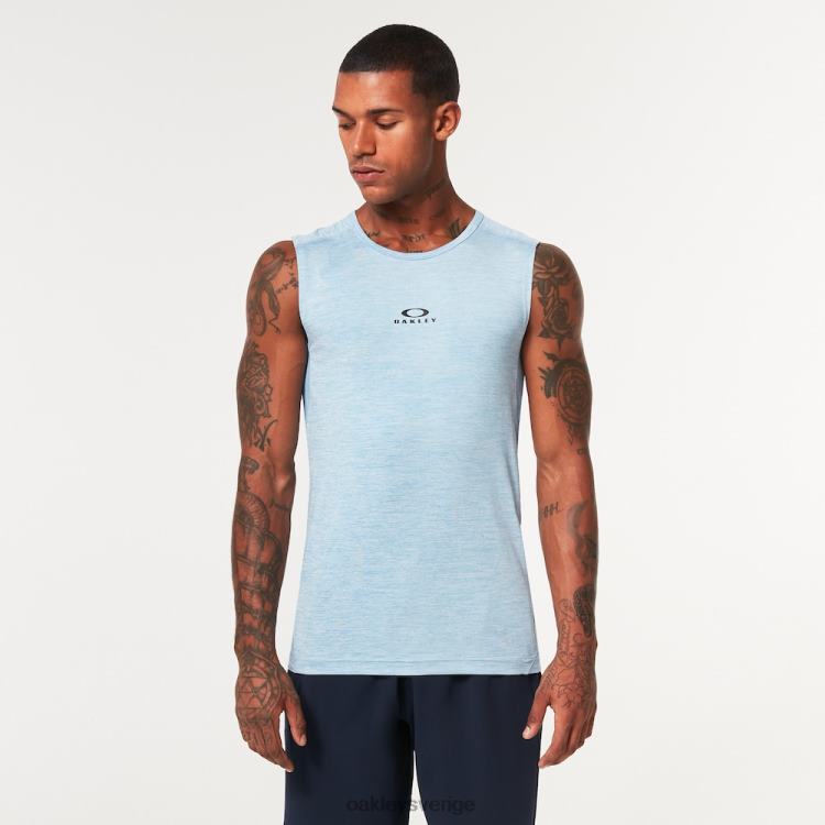 Oakley o passform rc ärmlös t-shirt T8RX02130 stenblått ljung