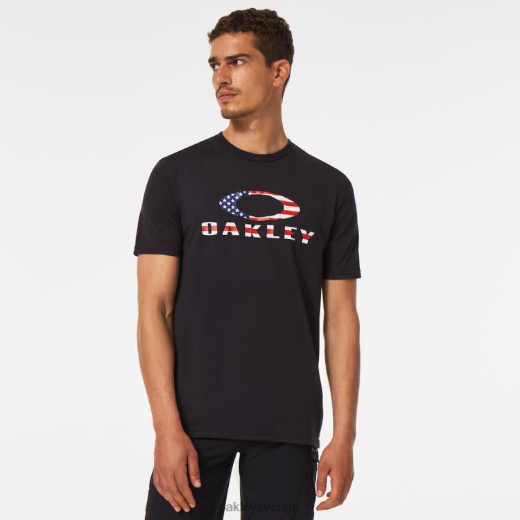 Oakley o skällande T8RX02119 svart/amerikansk flagga