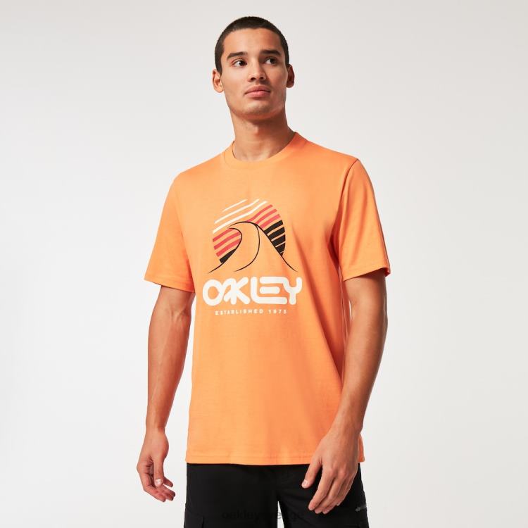 Oakley one wave b1b tee T8RX02138 mjuk orange
