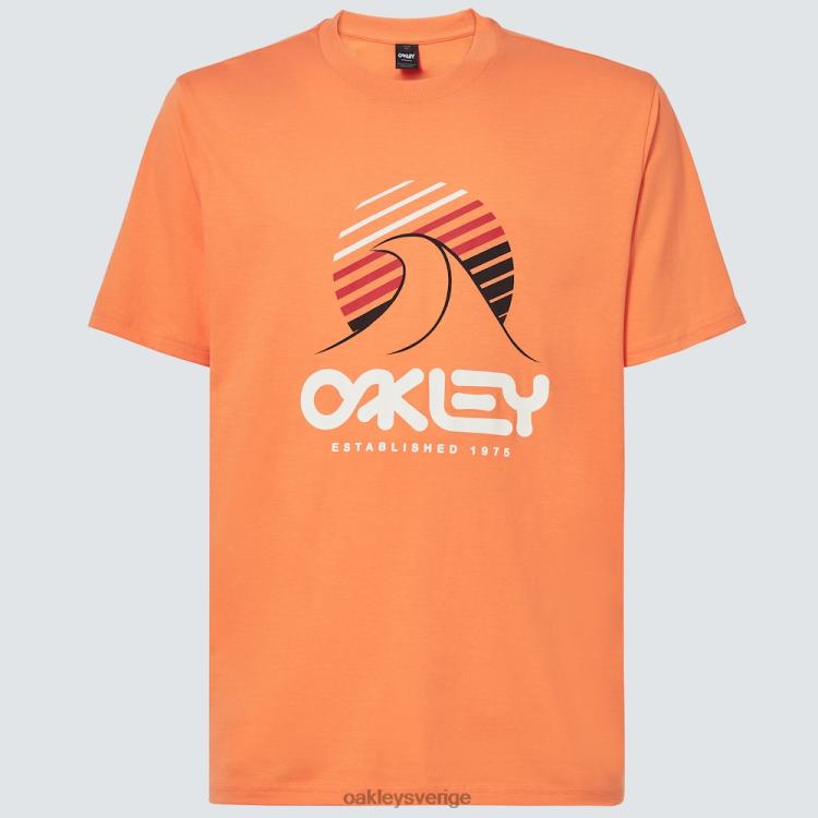 Oakley one wave b1b tee T8RX02138 mjuk orange