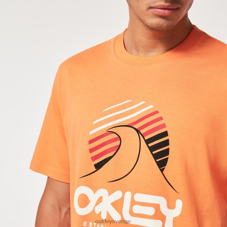 Oakley one wave b1b tee T8RX02138 mjuk orange