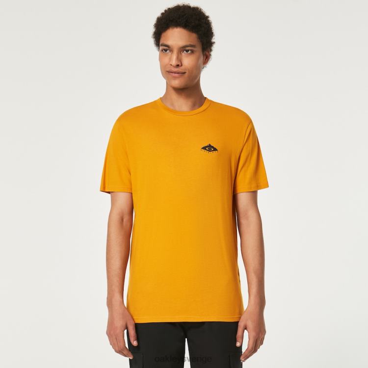 Oakley peak ellips t-shirt T8RX02343 bärnstensgul