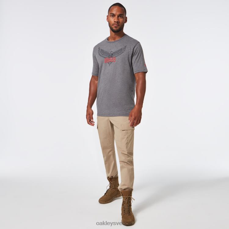 Oakley si eagle tab tee T8RX02483 atletisk gråmelerad