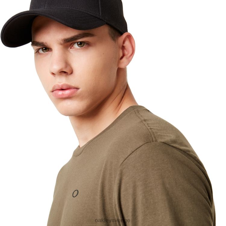 Oakley si flagga tee T8RX02397 mörk borste