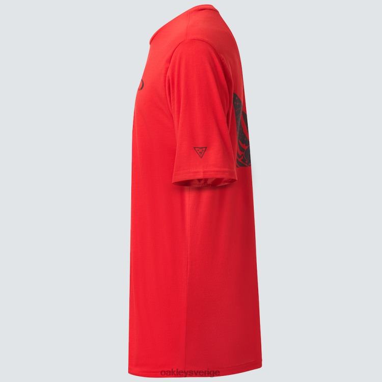 Oakley si modig tee T8RX02485 röd tråd