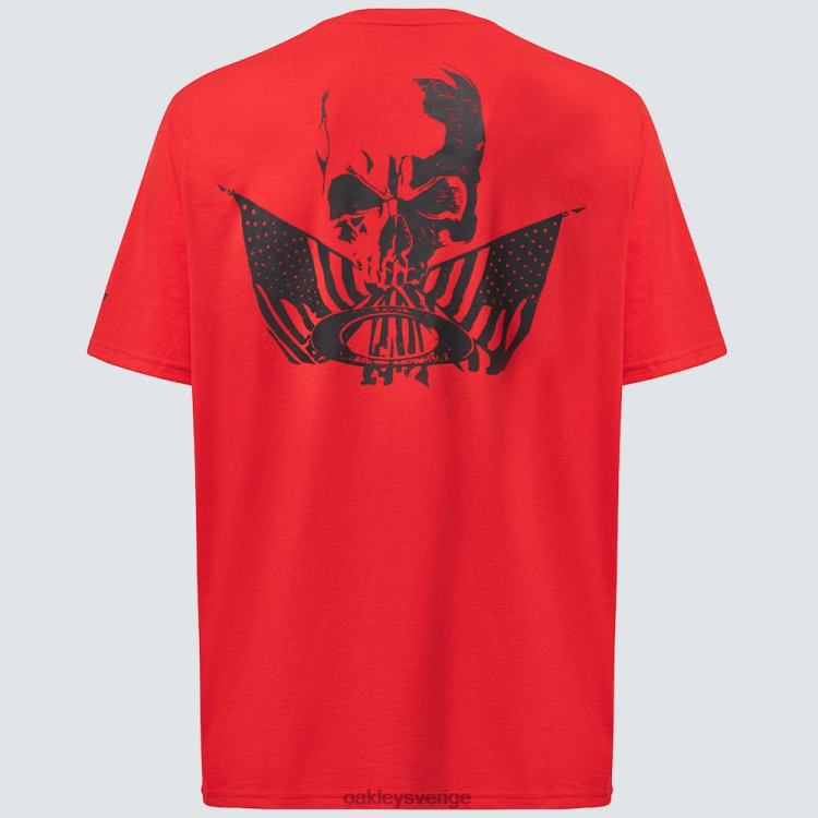 Oakley si modig tee T8RX02485 röd tråd