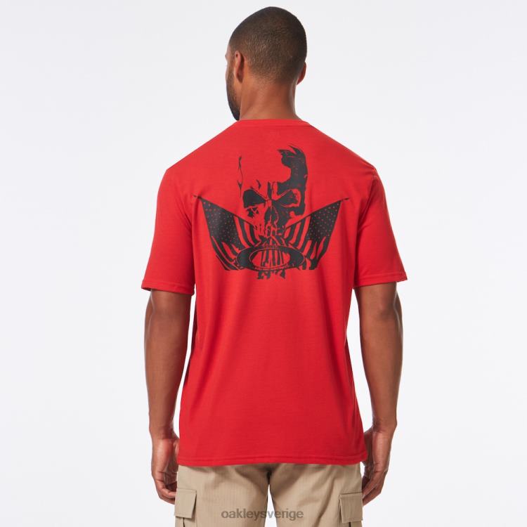 Oakley si modig tee T8RX02485 röd tråd