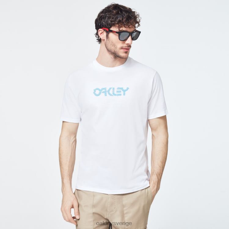 Oakley skuren b1b-logotyp kortärmad t-shirt T8RX02403 vit