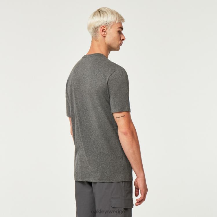 Oakley slappna av henley tee T8RX02203 ny atletisk grå