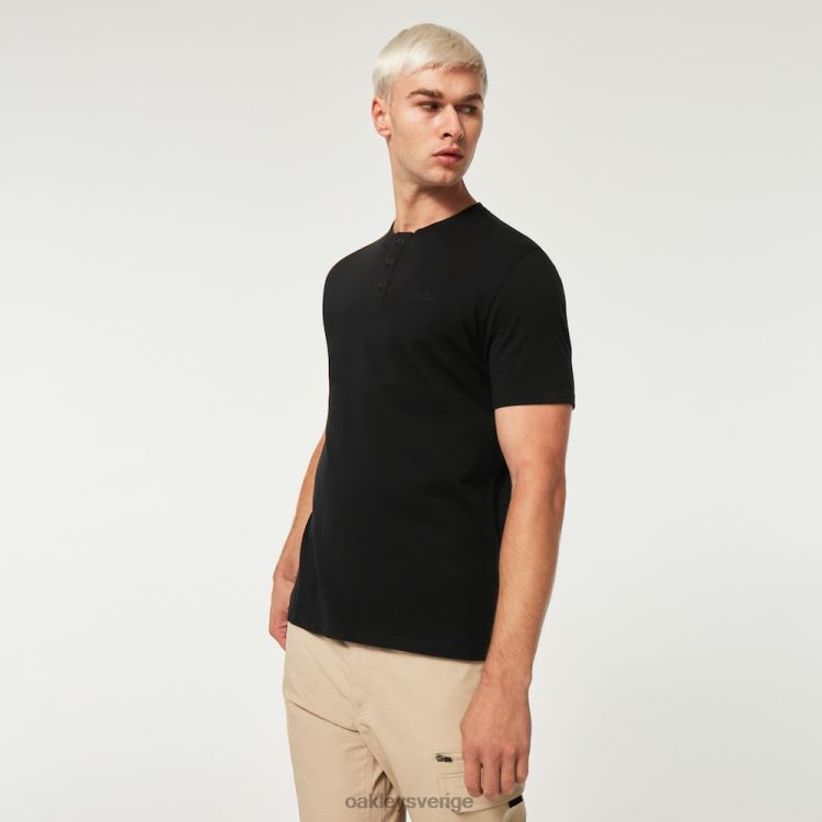 Oakley slappna av henley tee T8RX02204 mörkläggning
