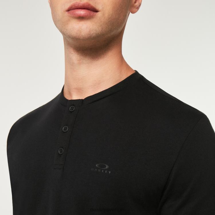 Oakley slappna av henley tee T8RX02204 mörkläggning